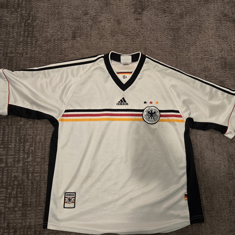 Vintage 1998 Germany National Team Soccer Jersey
